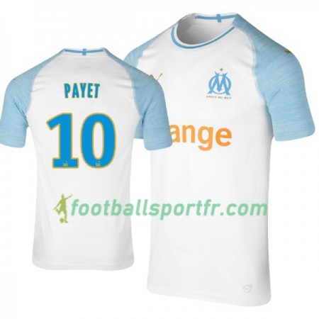 Tenue Olympique de Marseille Payet 10 Domicile 2018-2019 Maillot de Foot